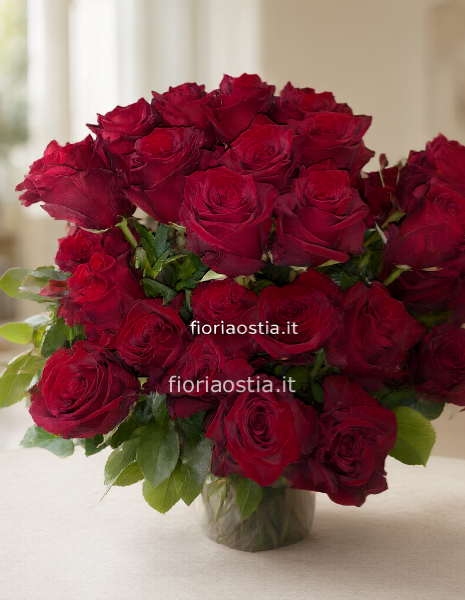 Rose rosse a stelo  di prima scelta