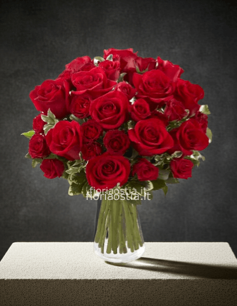 50 rose rosse
