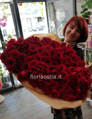 100 rose rosse