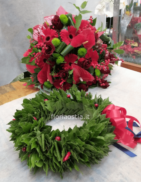 bouquet +coroncina laurea