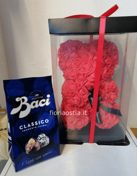TEDDY rose + baci perugina
