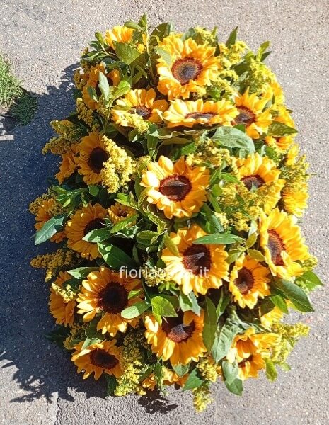 Cuscino  di girasoli