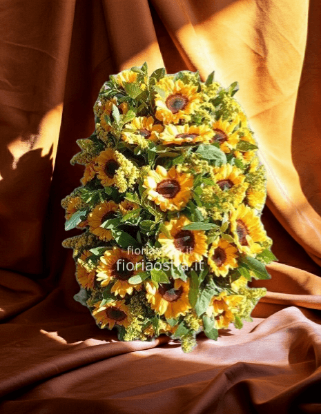 Cuscino  di girasoli