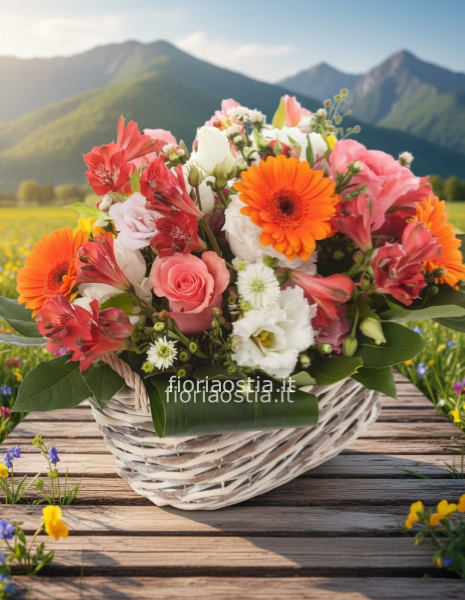 Cesto fiorito 