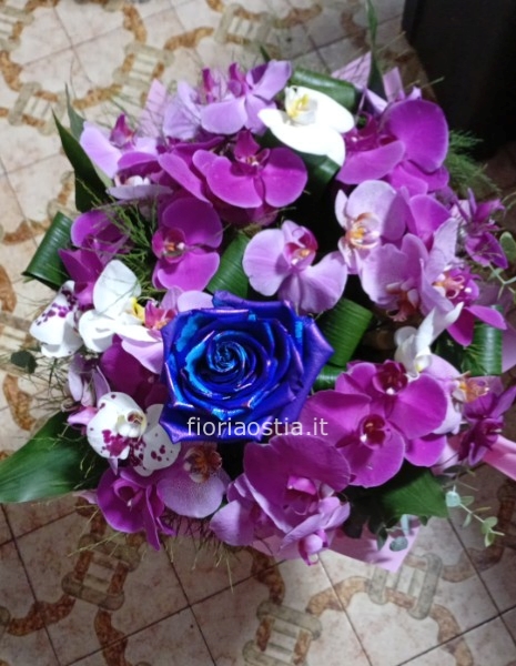 Bouquet bianco e rosa