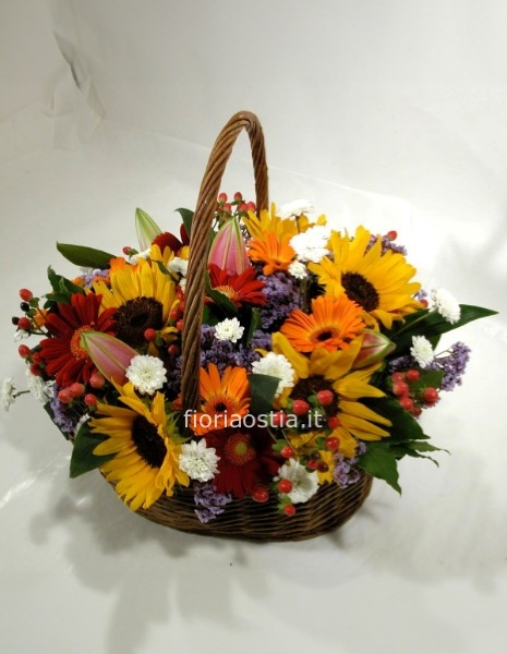 Cesto fiorito