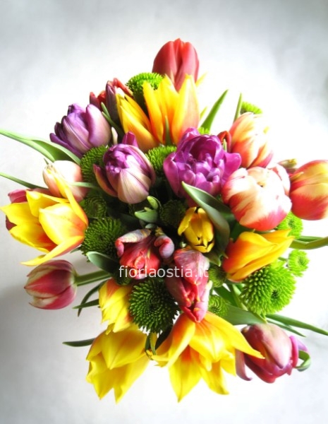 Bouquet di tulipani misti