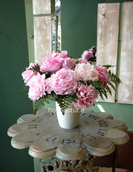 Bouquet di Peonie rosa