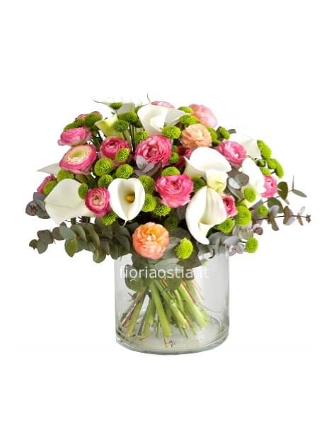 Bouquet di Calle e ranuncoli
