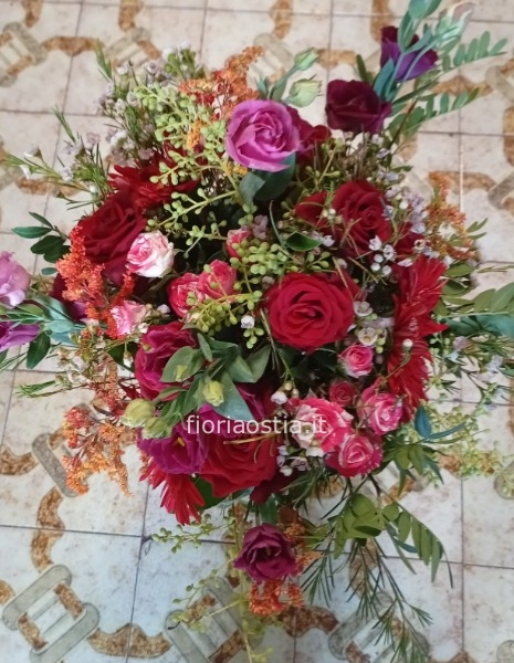 Bouquet misto rosso