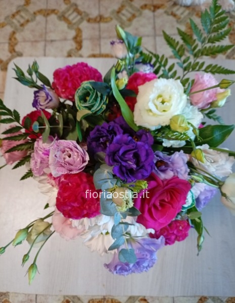 Bouquet di lisianthus e 🌻