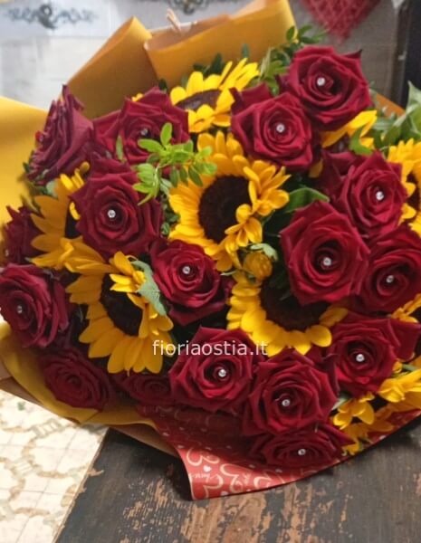 Rose e girasoli